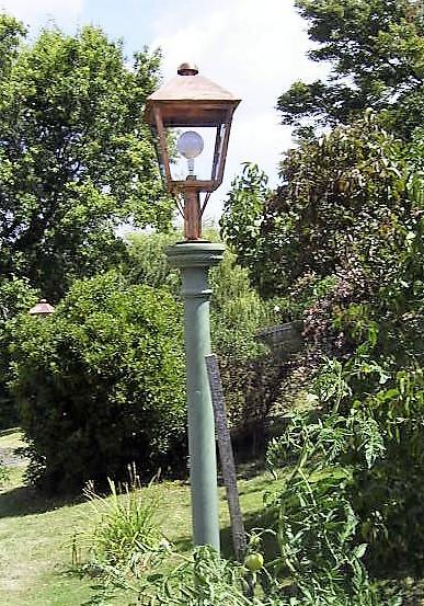 Vintage Copper Post Lantern